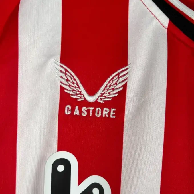 23-24 Kids Athletic Bilbao Soccer Jersey Home - Image 2