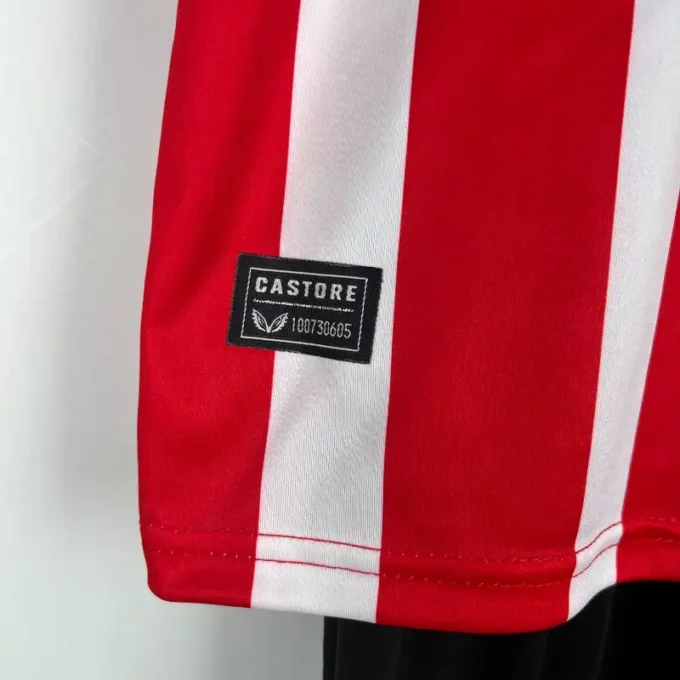 23-24 Kids Athletic Bilbao Soccer Jersey Home - Image 6
