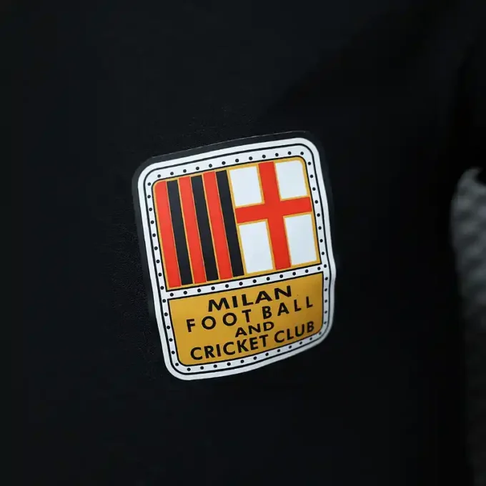 24/25 Player AC Milan 125th Anniversary Black Long Sleeve Soccer Jersey - Image 2