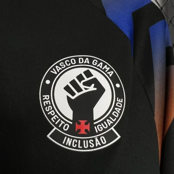 24/25 Vasco Da Gama Black Soccer Jersey - Image 3